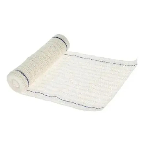 Kit 24un Faixa Curativo Atadura Crepom Crepe 10cm x 1,8m LINA 13 Fios Alta Qualidade Absorção Elasticidade c/ ANVISA — imagem 2 de 2