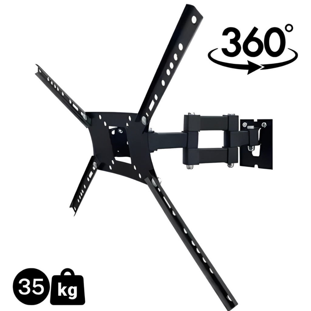 Suporte Articulado 360º Tv parede Monitor Lcd Led oled qled Plasma 14 32 43 47 Polegadas