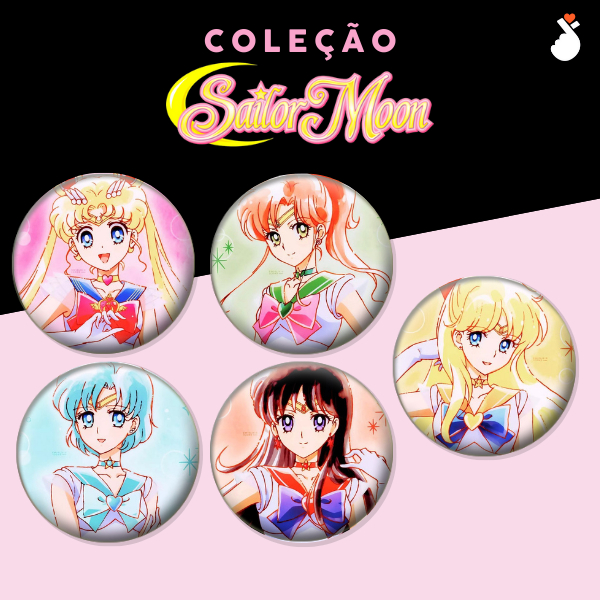 Bottons - Sailor Moon anime em Oferta na Shopee