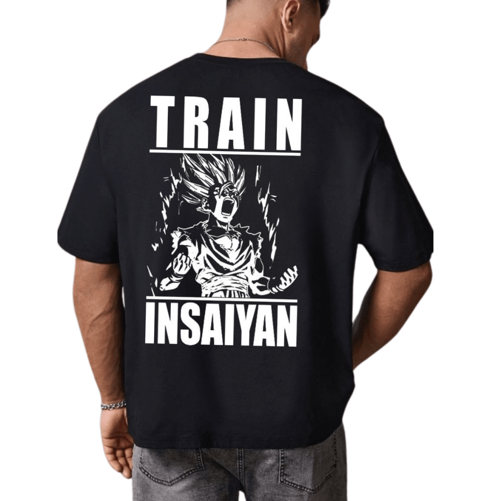 Camiseta Streetwear Goku Estampado Camisa Oversized Treino Lançamento
