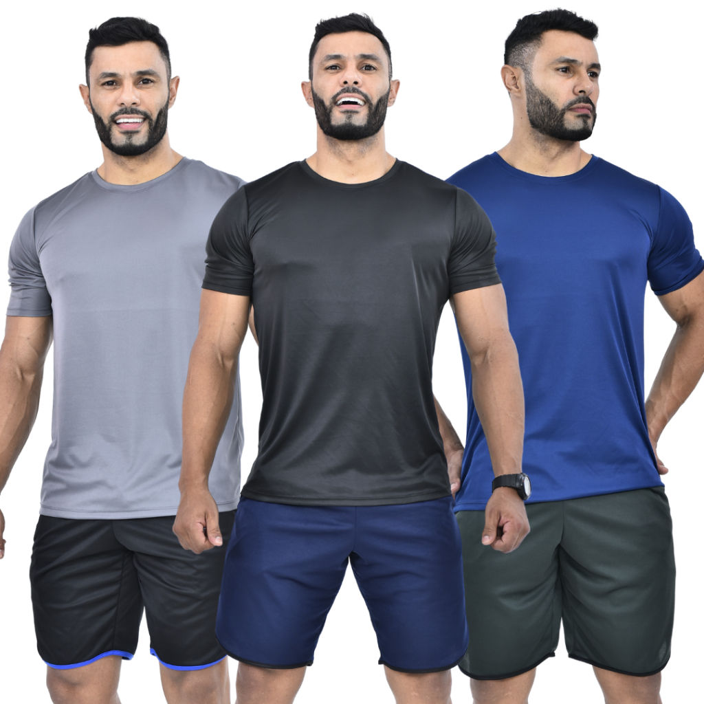 Camiseta Manga Curta Masculina Dry Premium Esportiva Fitness Para Treino Academia e Corrida