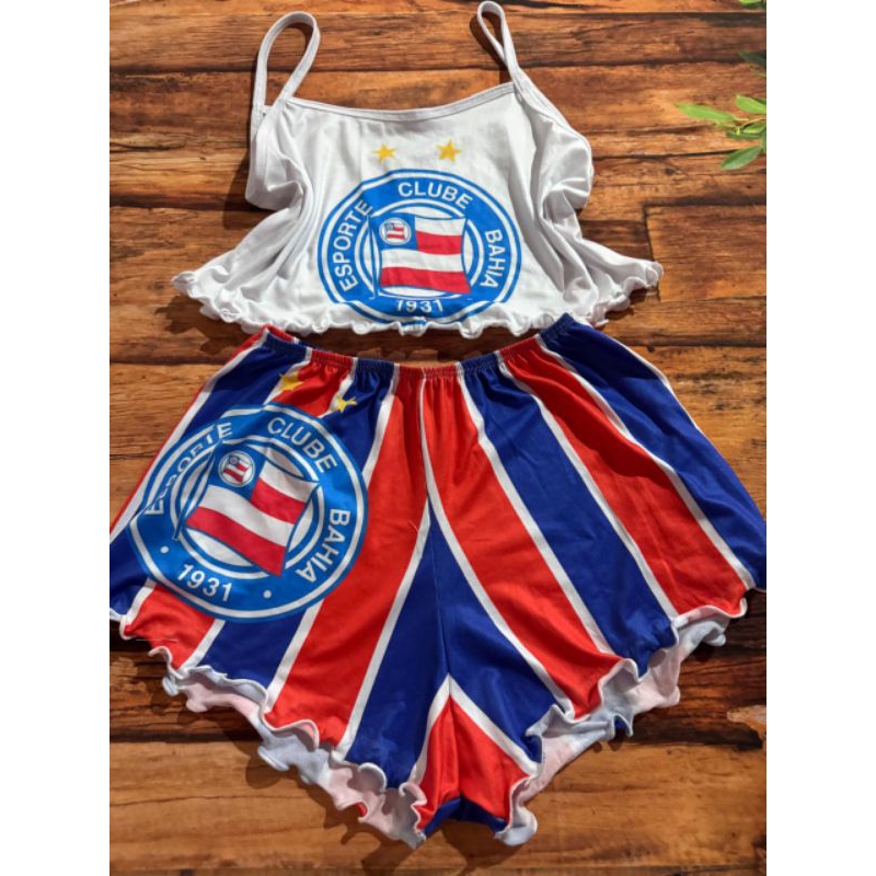 BABY DOLL TIME SHORT SUBLIMADO SLIM E PLUS SIZE