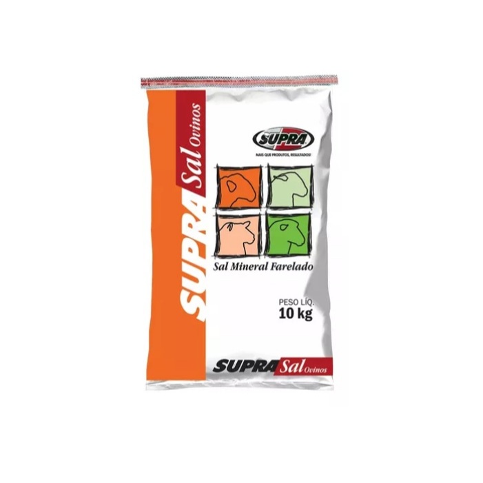 Sal Mineral para Carneiros Ovelhas e Cordeiros Supra Suprasal Ovinos - Ovinos Caprinos