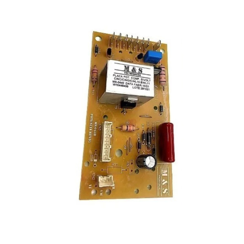 Placa Potência  Brastemp  Bwl09/bwl11/bwc10/cwc10 W10448499