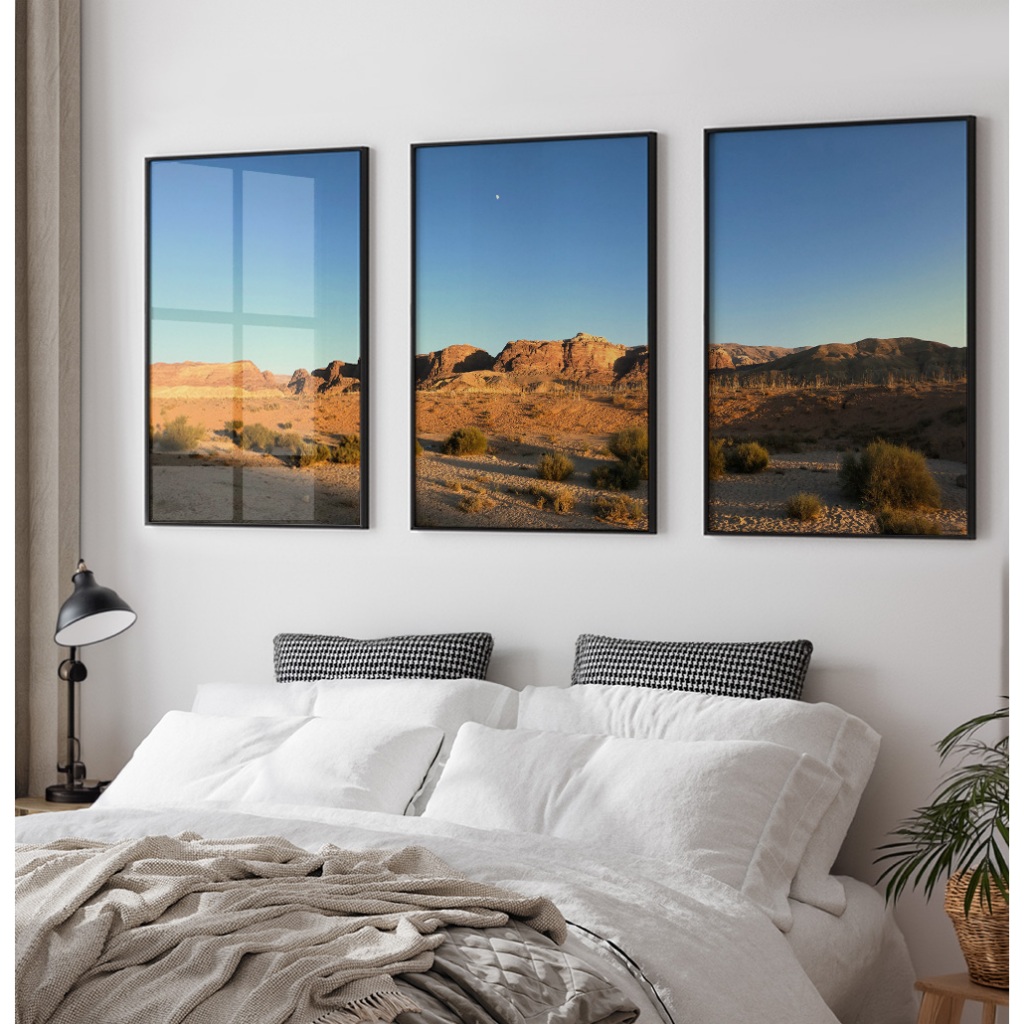 Quadro Paisagem Quadro Com Moldura Quadro Decorativo Sala Quadro Quarto Casal Mo