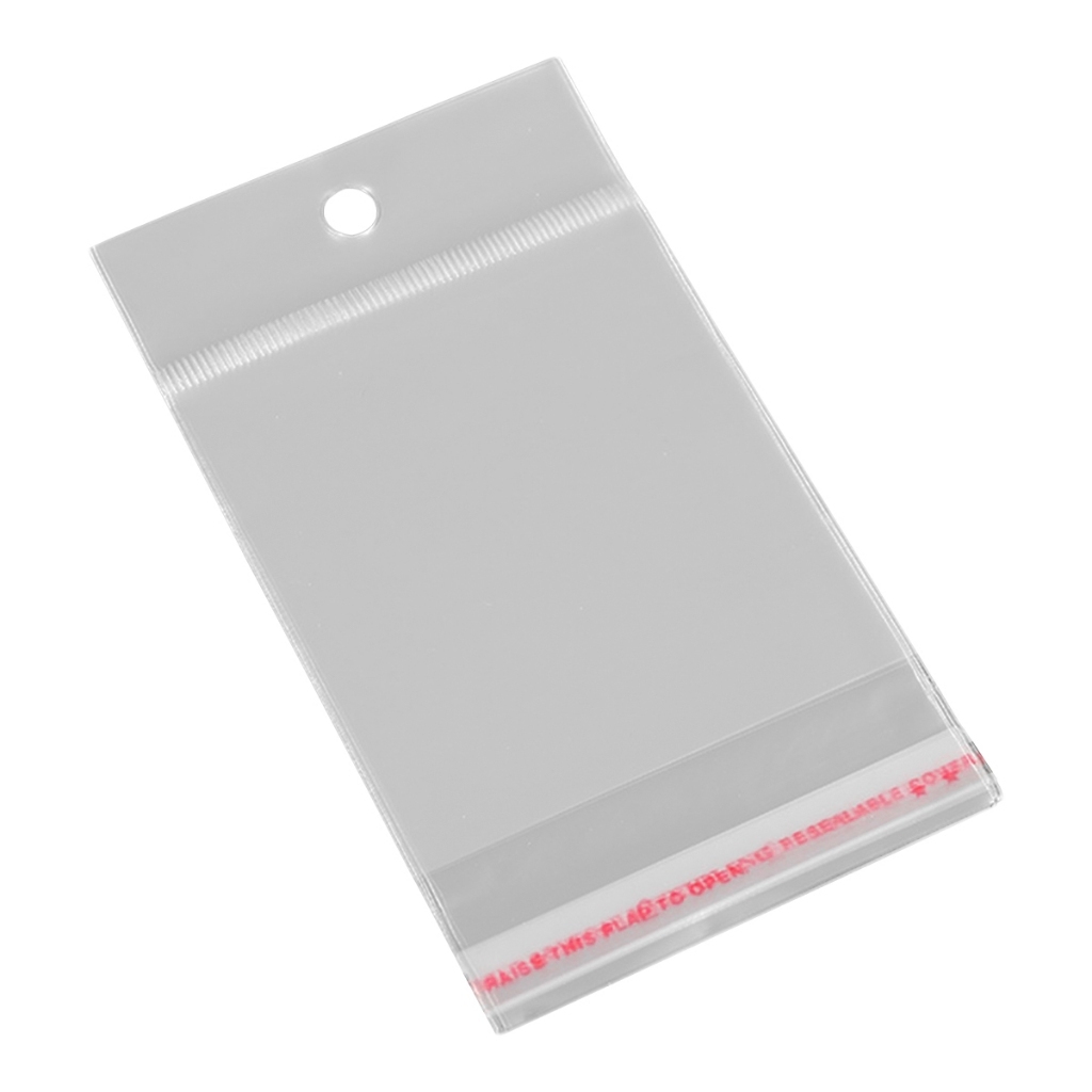 Saquinho adesivado com furo escolha as medidas! 100 unidades em Oferta na Shopee