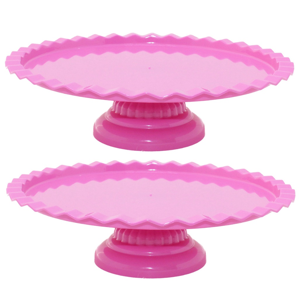 2 Boleiras Slim 26cm De Doces Bolos e Decoração de Festas