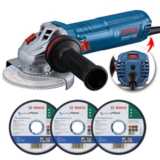 Esmerilhadeira GWS 12-125 S Bosch 220V com Discos em Oferta na Shopee