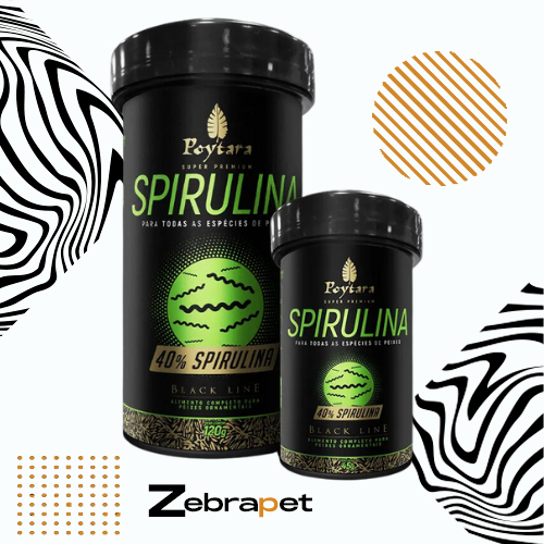 Ração Poytara Spirulina 40% Black Line