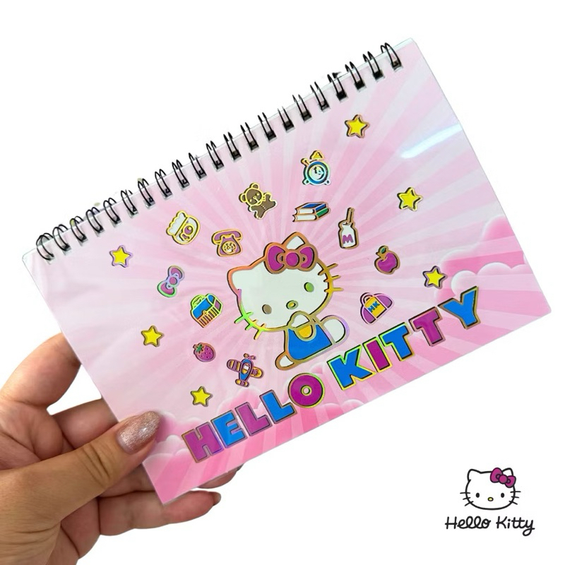 Caderno de Adesivos M. Melody K.romi Hello Kitty