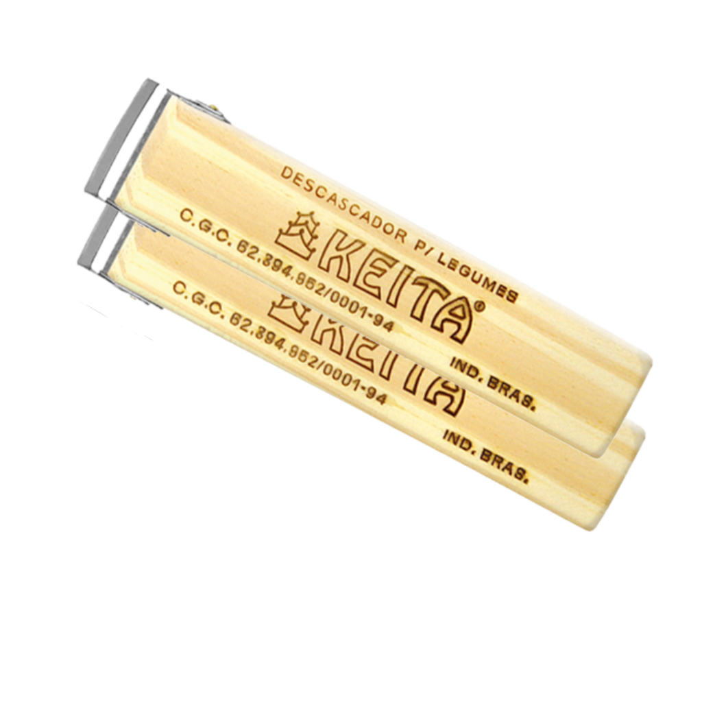 2 Descascador Fatiador De Legumes Frutas Cabo Madeira Keita em Oferta na Shopee