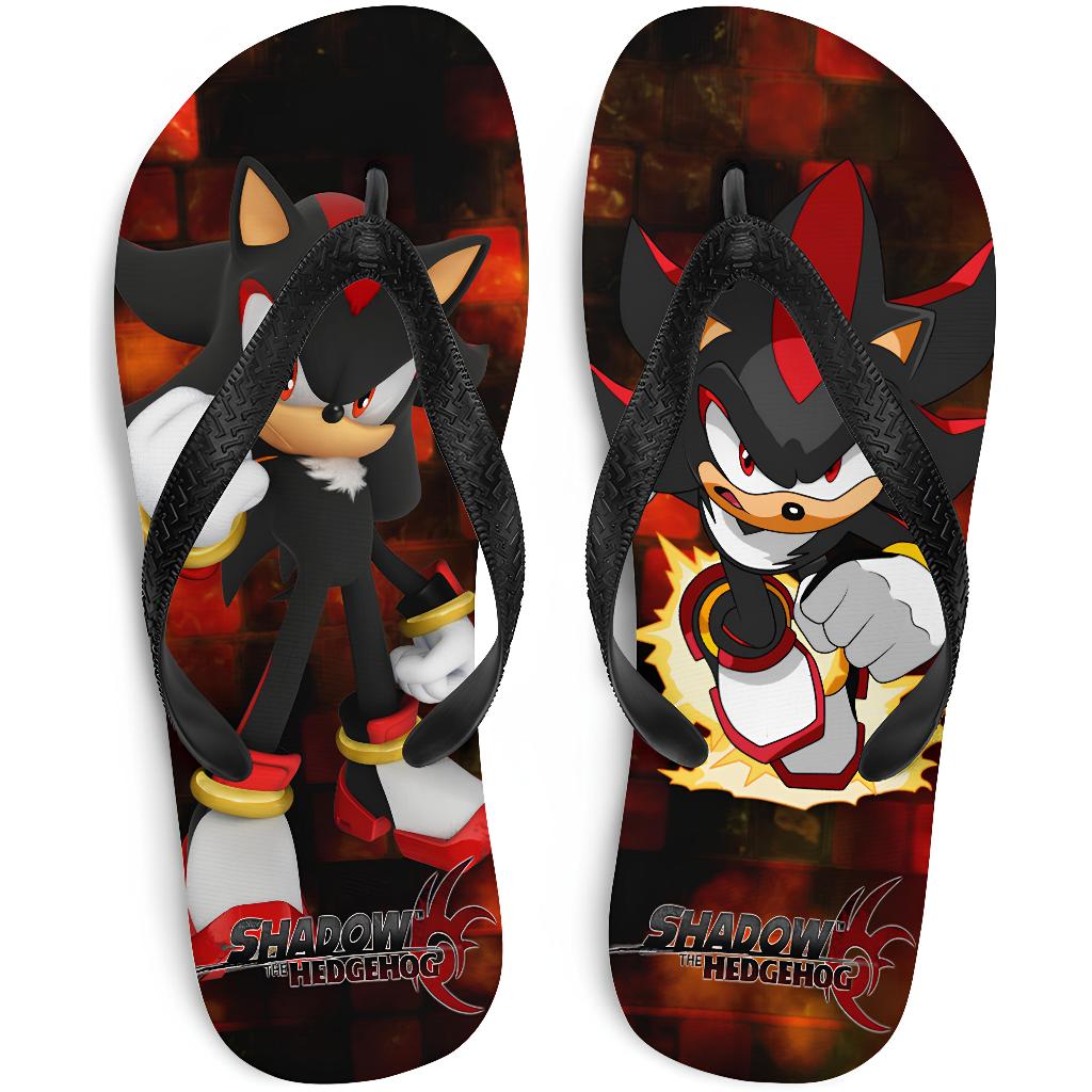 Chinelo do Shadow Sonic Personalizado Adulto Infantil 3 Modelos