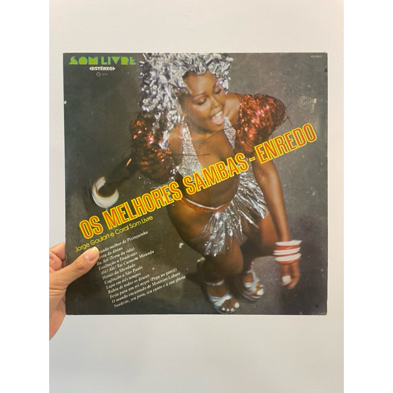 Lp Jorge Goulart e Coral som livre - Os melhores samba - enredo 1974