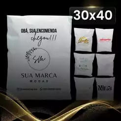 Envelopes de Segurança Personalizados M 30x40 Embalagem Inviolável Para Envio 100/250 Unidades