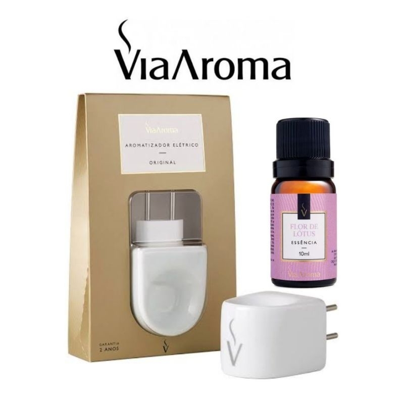 Imagem Aromatizador Difusor Eletrico Original Bivolt Via Aroma - Aromaterapia - Escolha o Seu