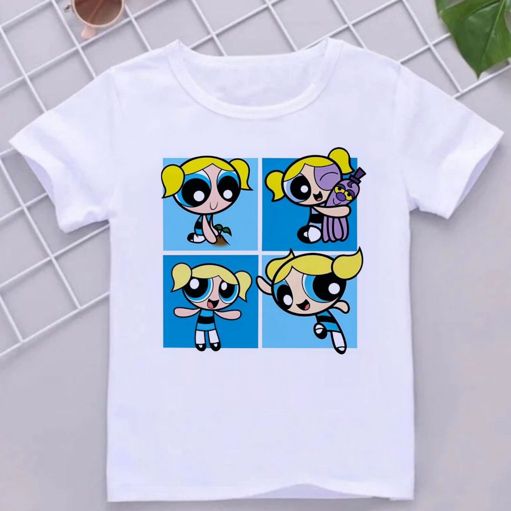 Camiseta Infantil Lindinha blusa kids desenho cartoon animado power puff meninas poderosas criança camisa tshirt