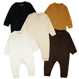 Kit 5 Macacão Minimalista de Bebê com Ziper em Suedine Baby Greg 100% Algodão (RN/P/M/G/GG) em Oferta na Shopee