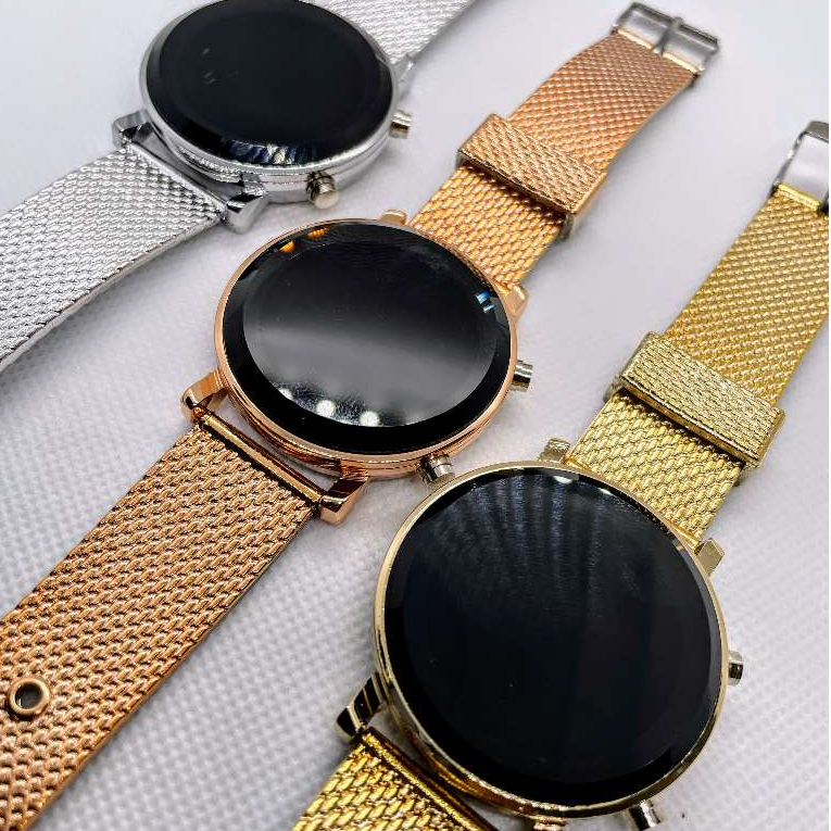 Relógio Eletrônico Feminino Digital Feminino LED Moda Simples