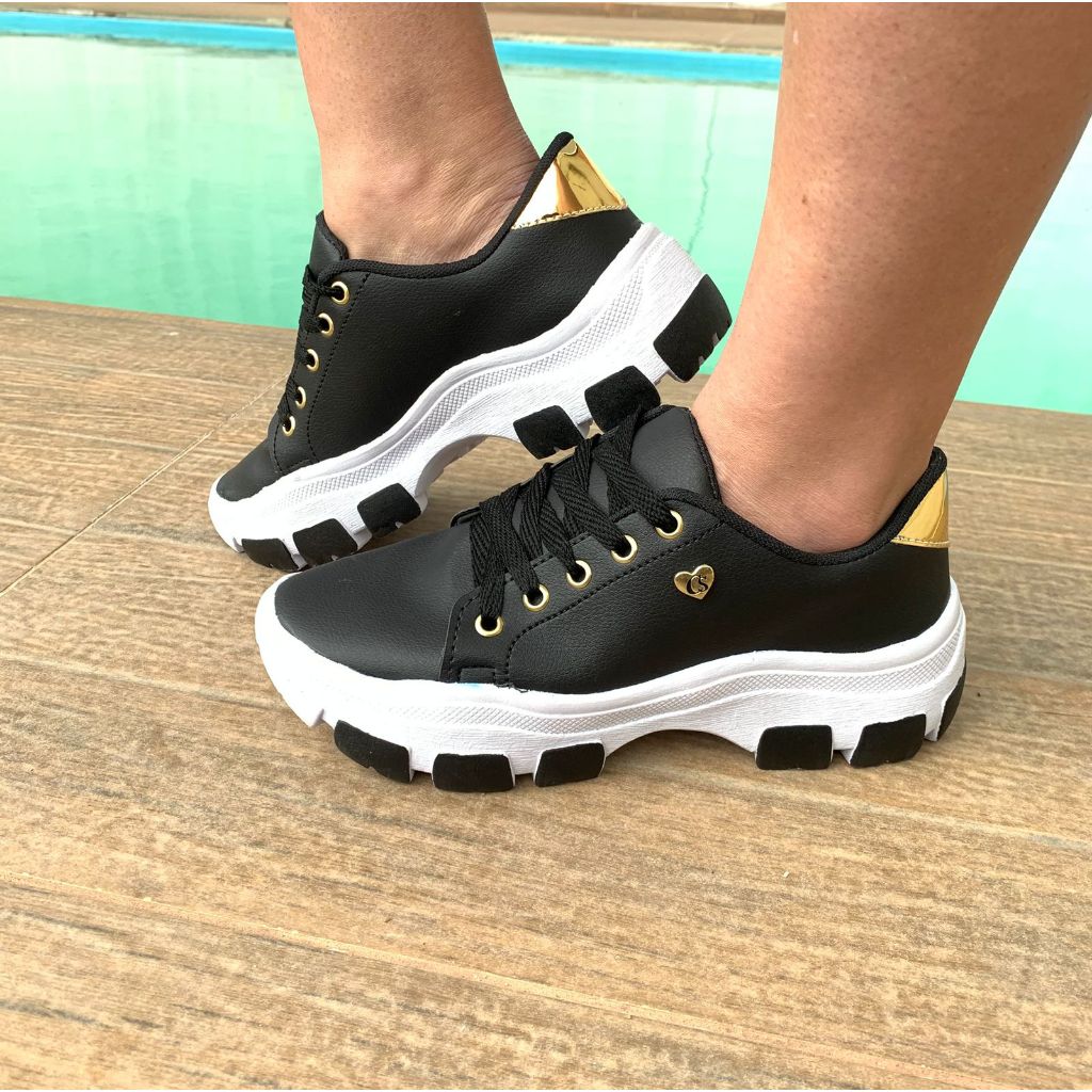 Tenis feminino plataforma cs conjunto feminino moda feminina