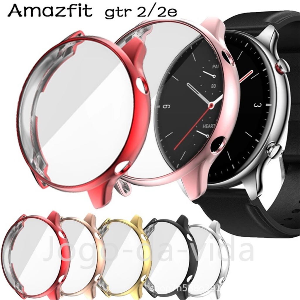 Capa Case Silicone TPU 360 protetor compativel para  Hua mi Amazfit Gtr 2 /2e