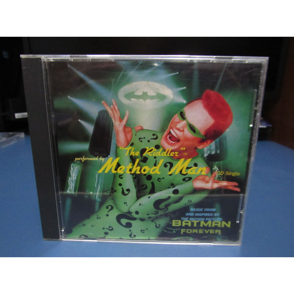 CD Method Man – The Riddler Single Batman Forever Música filme Importado USA *raro*