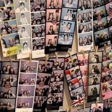 BTS Stray Kids Ateez Personalizado Foto em Tiras Grupos kpop