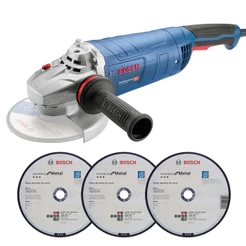 Esmerilhadeira GWS 28-230 Bosch 2800W 220V com Discos
