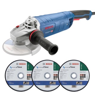 Esmerilhadeira GWS 28-180 Bosch 7" 2800W 220V com Discos em Oferta na Shopee