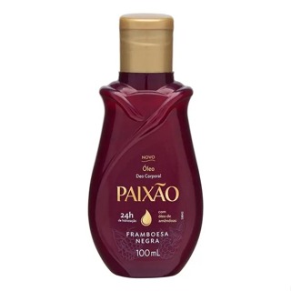 Óleo Corporal de Amêndoas Paixão Framboesa Negra 100ml em Oferta na Shopee