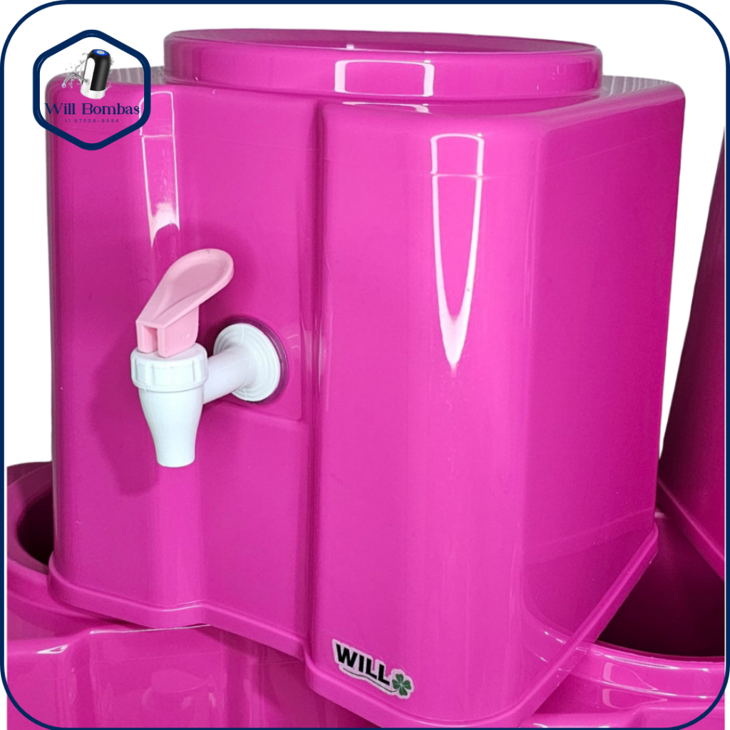 Suporte Para Galão De Água Mineral - Rosa em Oferta na Shopee