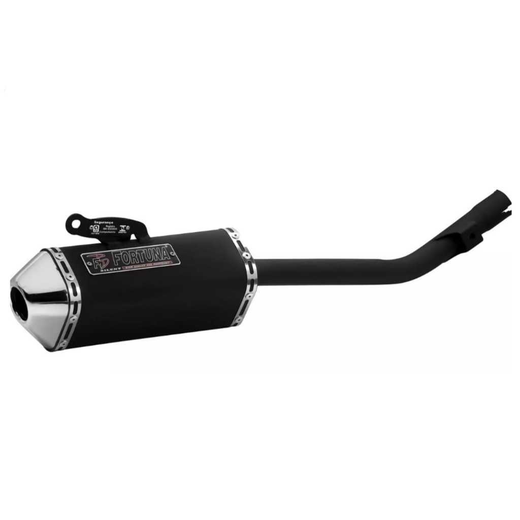 Escapamento Nxr Bross 160 Xre 190 2016 a 2024 Mini Tri Fortuna Preto em Oferta na Shopee