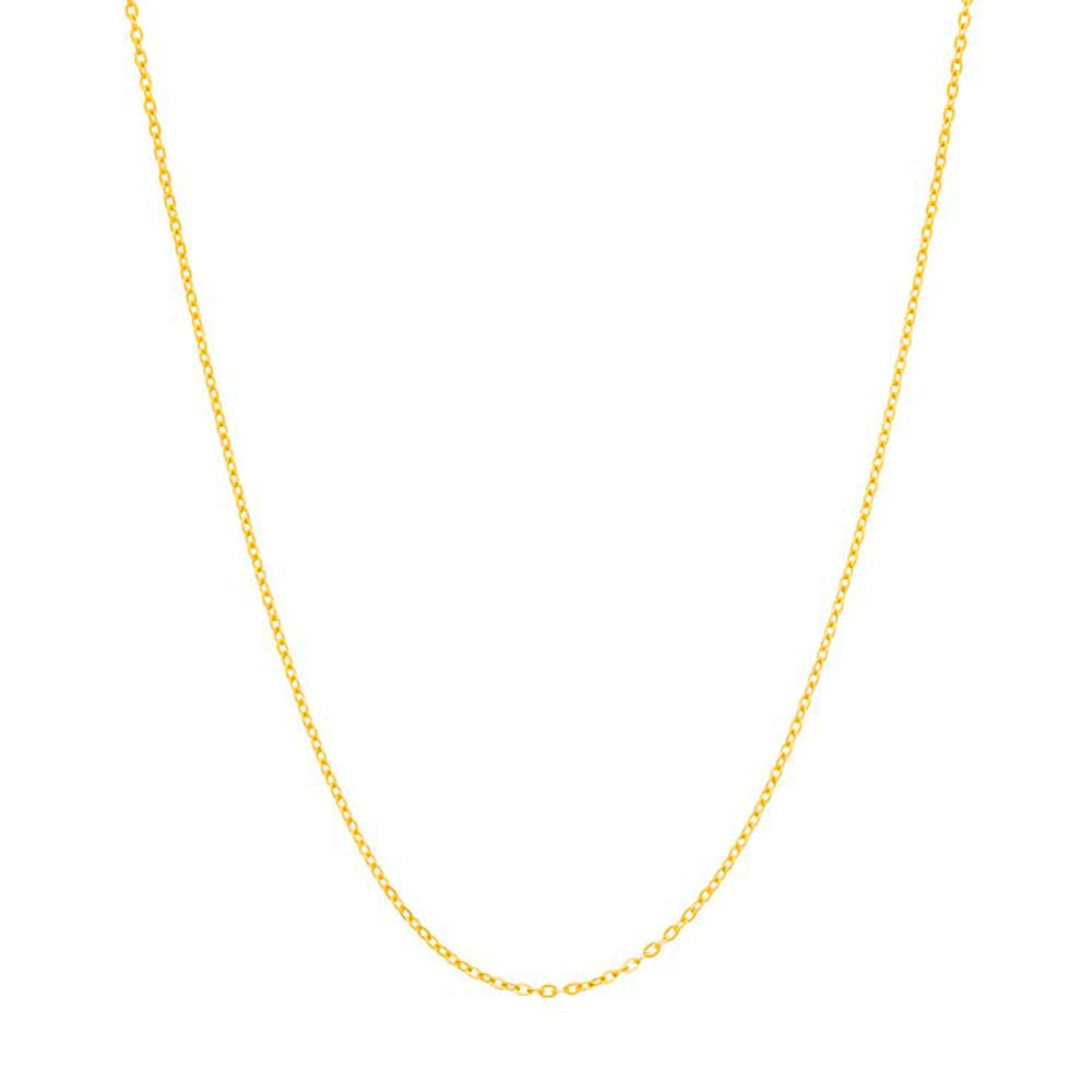 Cordão Rommanel Colar Fio Cadeado 0,40 Mede 40cm 530307 / 50cm 530308 em Oferta na Shopee