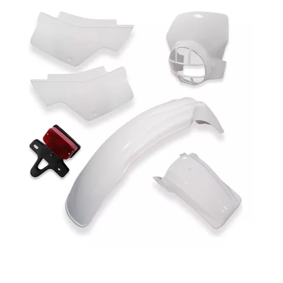 Kit Tampa Aba Carenagem Completa 6 Peças Xlx 250 Branco