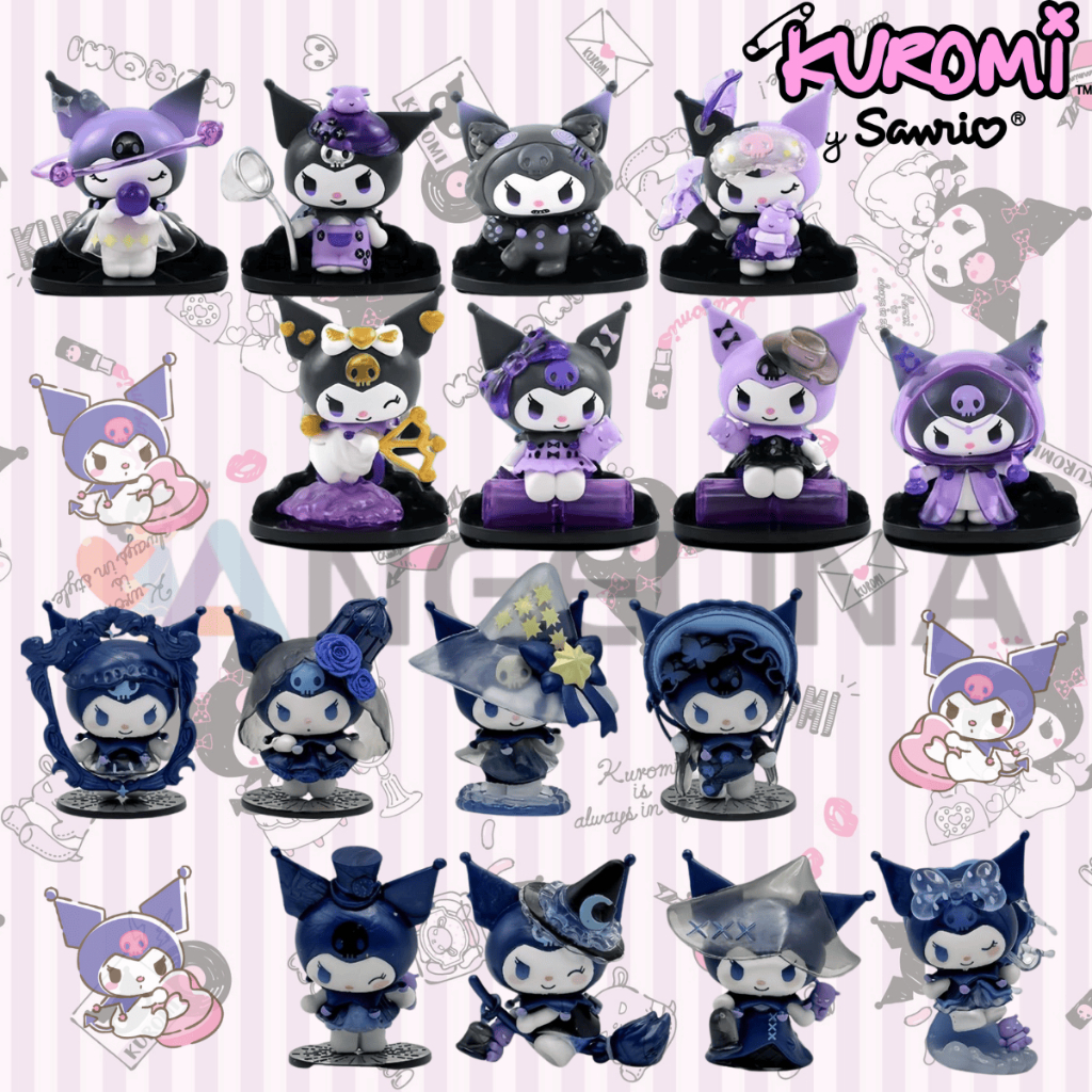 Boneco Kuromi Halloween/Hello Kitty Figure de Ação Bonecos de Ação  Decoração Miniatura Action Figure