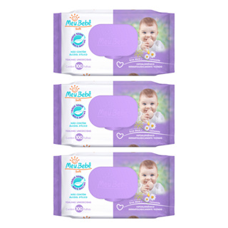 TOALHA UMEDECIDA MEU BEBÊ SOFT 300 FOLHAS (3UNDX100FLS) em Oferta na Shopee