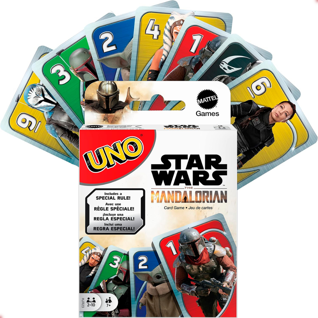 Uno Star Wars Mandalorian Jogo De Cartas Mattel Original