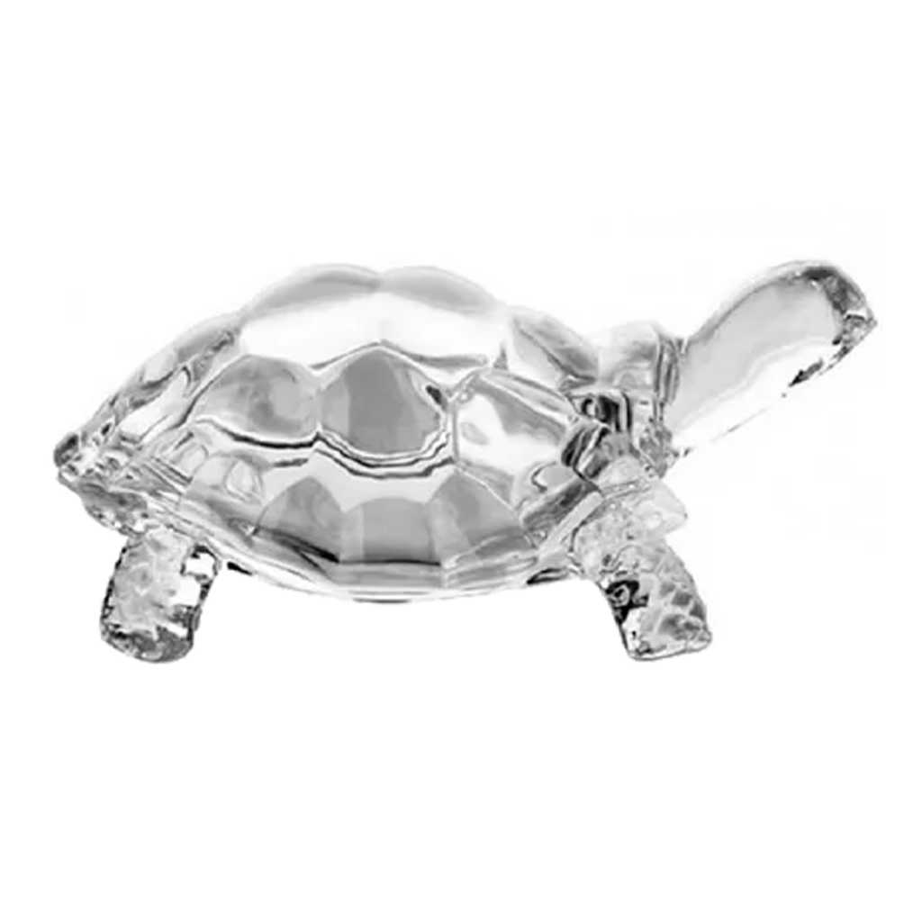 Enfeite Tartaruga Estatua em Vidro Cristal 15,5cm Alta Qualidade em Oferta na Shopee
