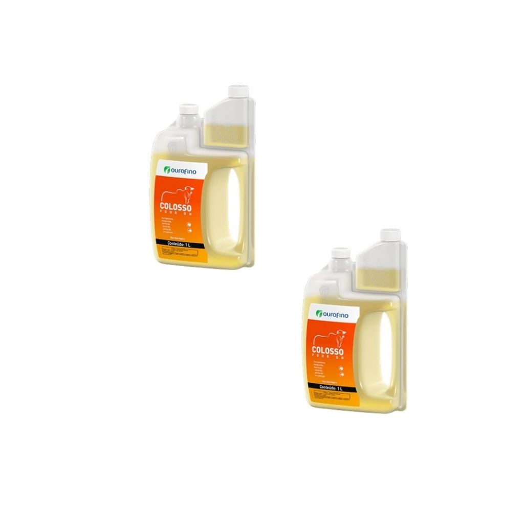 2 Unidades De Colosso Pour On 1l Carrapatos, Bernes E Berne