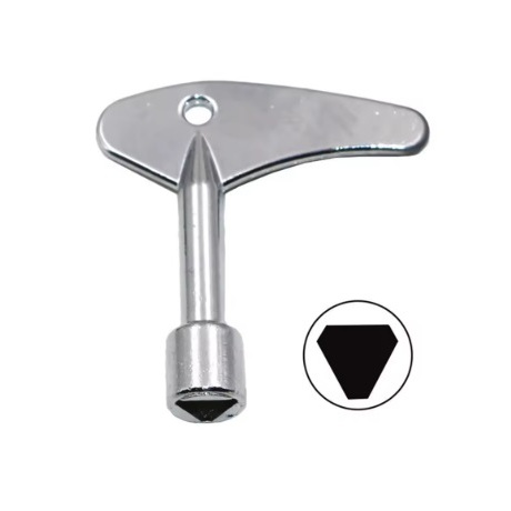 Chave triangular para porta de elevador e painel elétrico em Oferta na Shopee