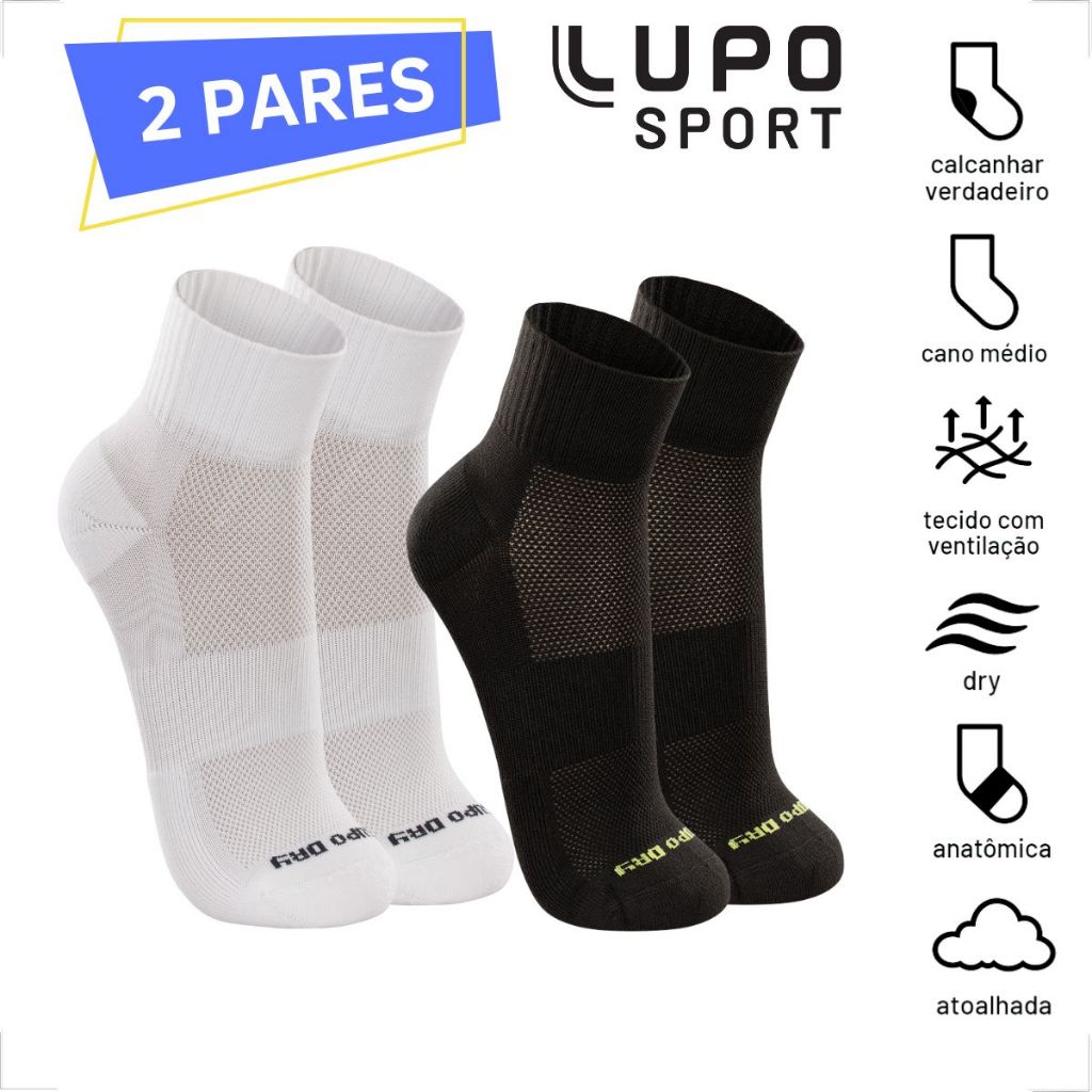 Meia Masculina Cano Médio Lupo: Onde Comprar | BuscaProdutos