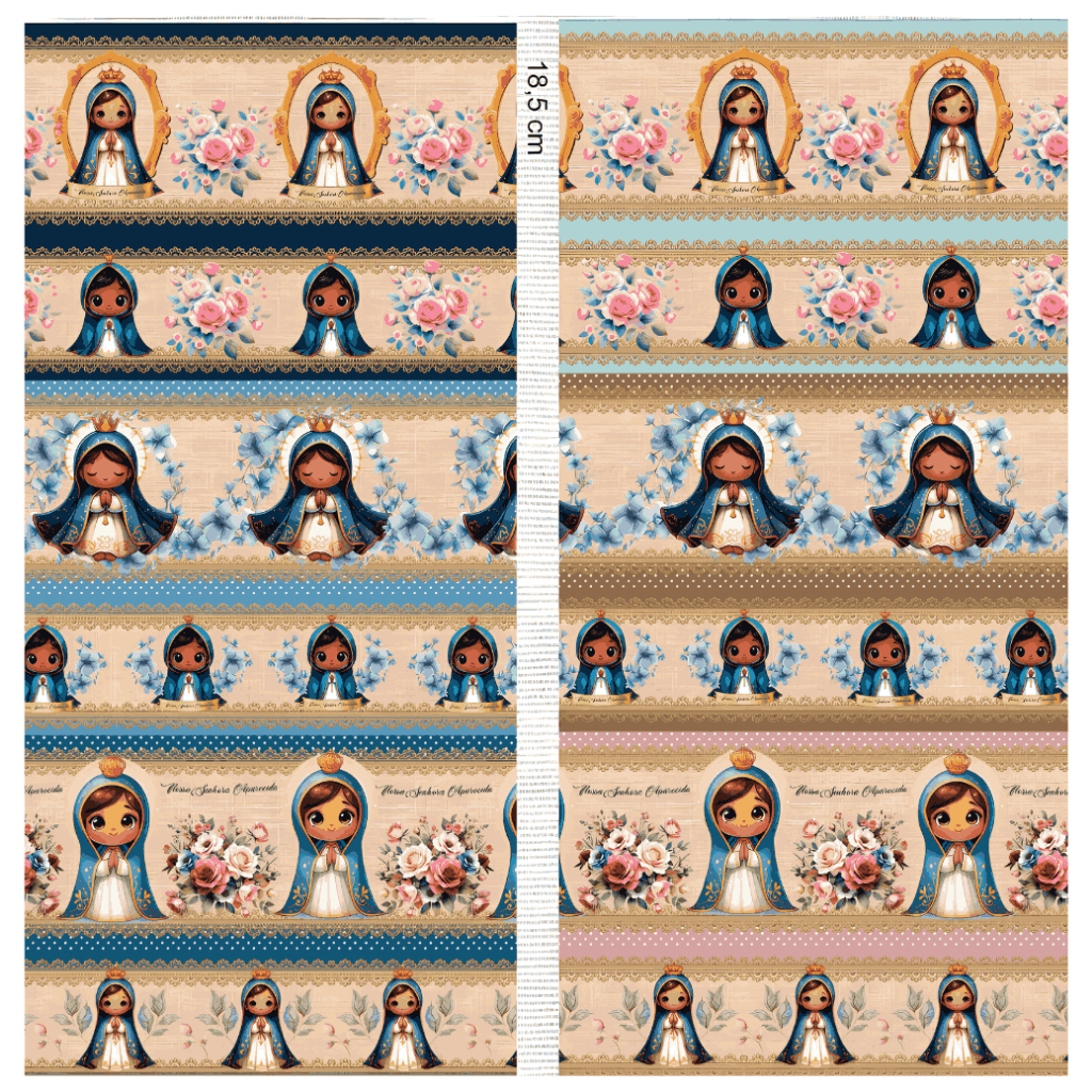 Tricoline Digital -BARRADO NOSSA SENHORA APARECIDA  REF 253