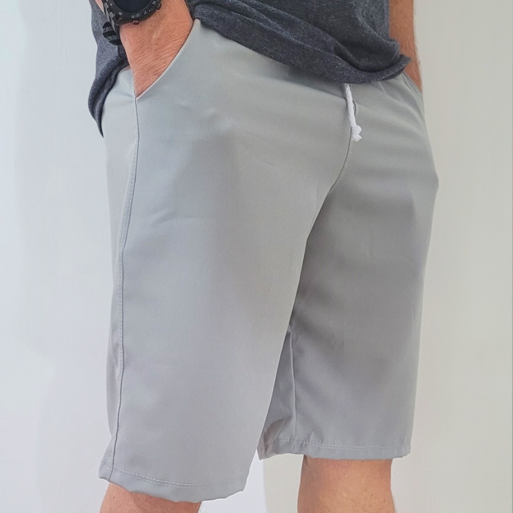Bermudas Masculinas Tactel com Elastano - Eventos Sociais, Atividades Esportivas, Lazer, Praia...