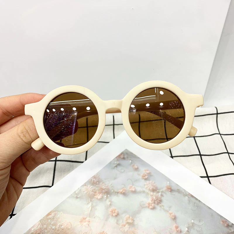 Óculos de Sol Redondos da Moda Crianças Meninas Vintage Proteção Uv Clássico — R$ 21,00 em Shopee, 50% OFF
