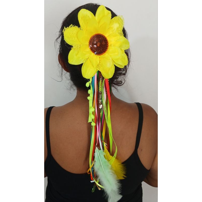 Acessório Carnaval presilha Flor em Oferta na Shopee