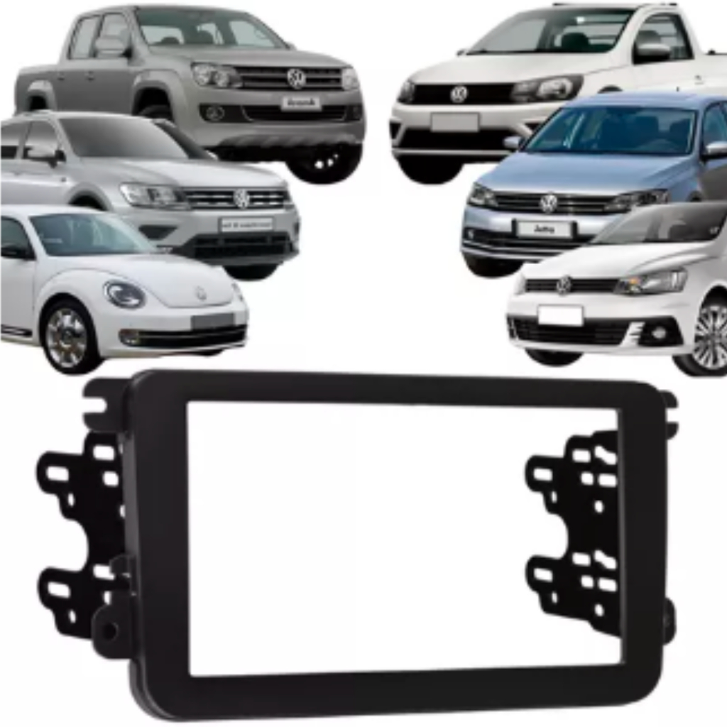 01 Moldura Painel 2din  do Jetta Tiguan Amarok Gol G7 Voyage G7 Saveiro G7 Passat Variant novo Fusca