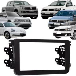 01 Moldura Painel 2din do Jetta Tiguan Amarok Gol G7 Voyage G7 Saveiro G7 Passat Variant novo Fusca