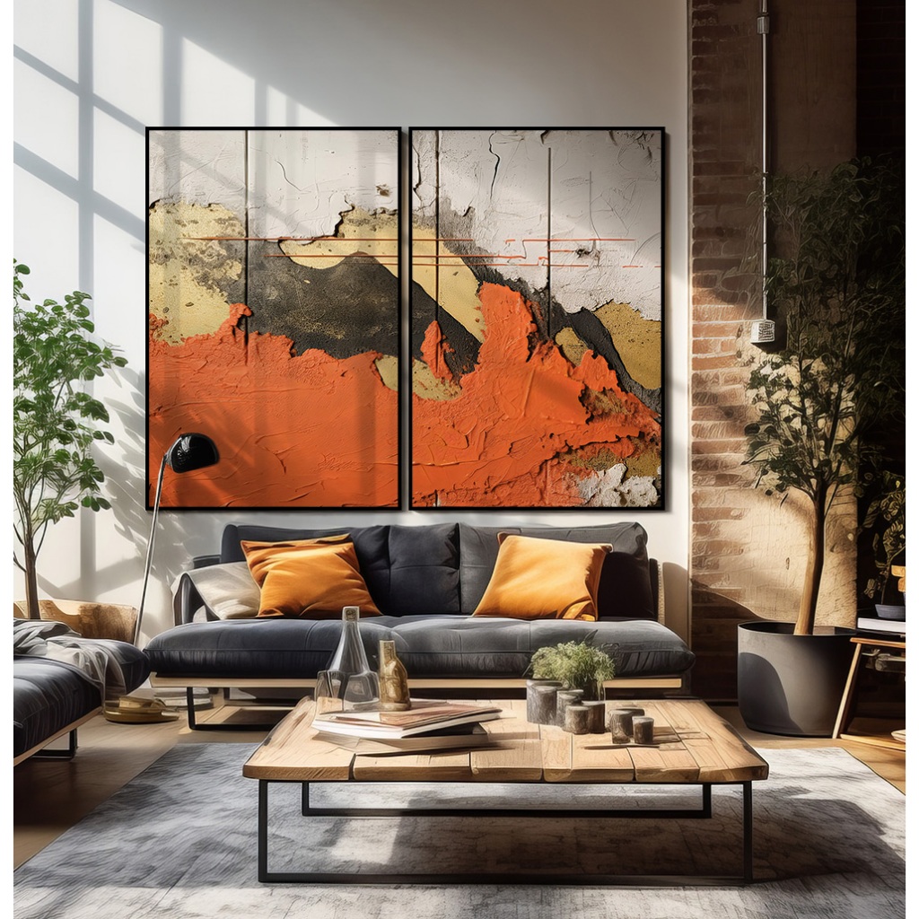 Quadro Abstrato Quadro Com Moldura E Vidro Quadro Decorativo Sala Quadro Quarto Casal Gesso Cores