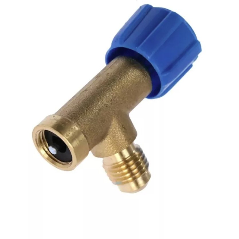 Válvula Perfuradora Acionadora Gás Lata Mp39/r134a/r22/r404a/r600a R 1/4 Registro Azul em Oferta na Shopee