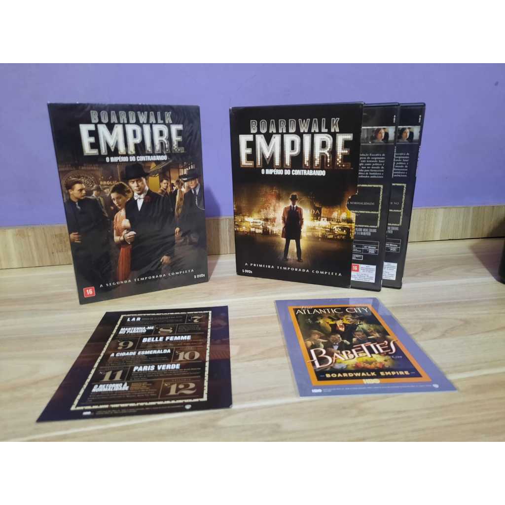Coleção Box Dvd Boardwalk Empire Temporadas 1 & 2 Originais