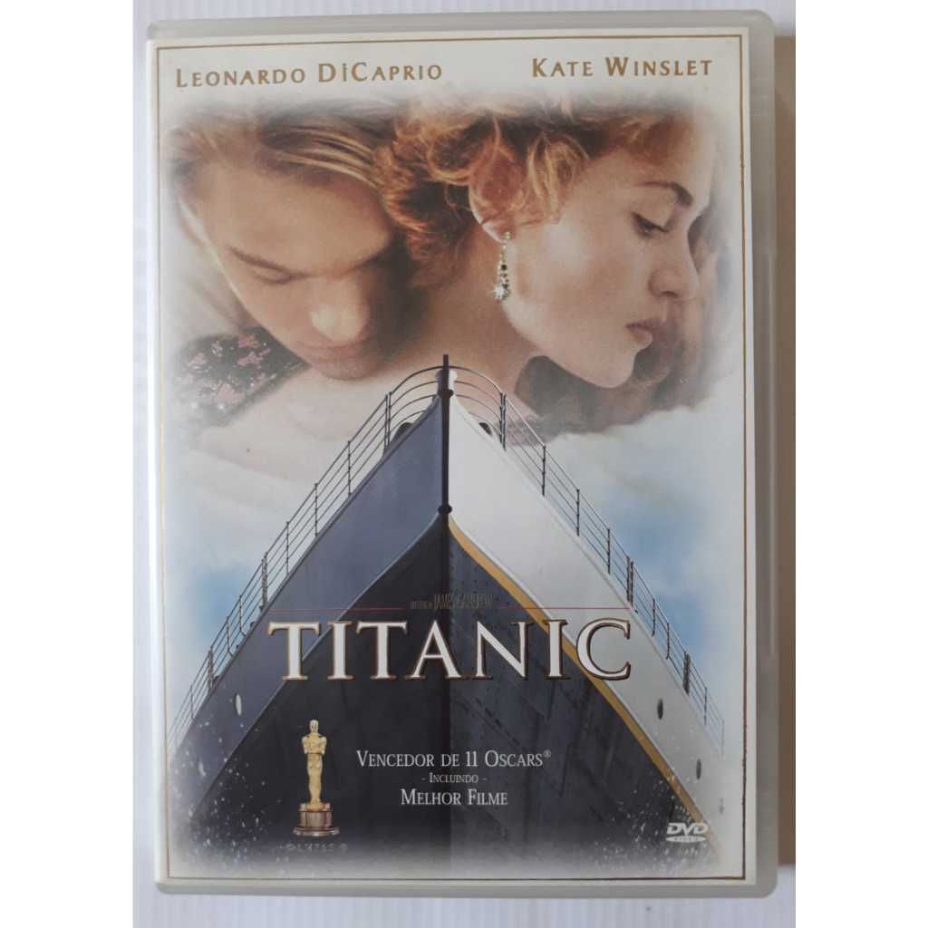 Dvd Titanic - Leonardo Dicaprio, Kate Winslet - Legendado - Original Usado